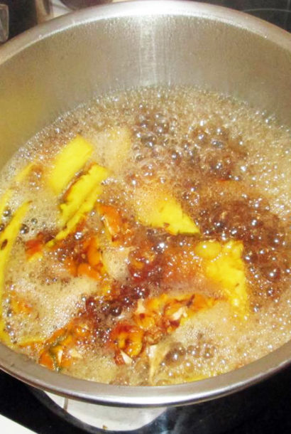 Sirop de pelures d’Ananas