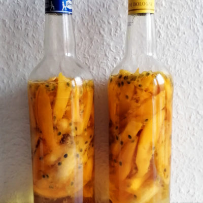 Rhum Mangue Maracuja Bananes Flambees