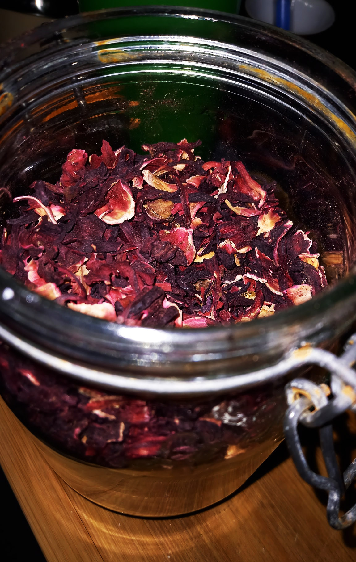 Fleurs Hibiscus Sechees