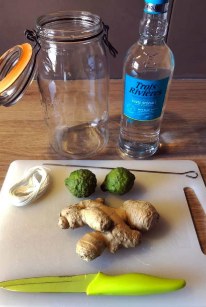 Rhum Combava & Gingembre « Suspendu »