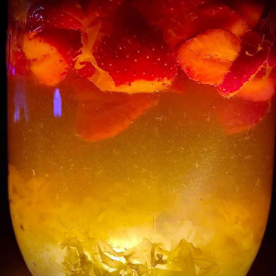 Rhum Fraises Fleurs De Jasmin Bocal