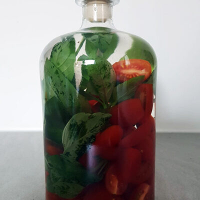 Rhum Tomate Cerise Basilic Bouteille