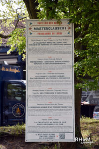 Rhum Fest Paris 2025 Programme Masterclass 1